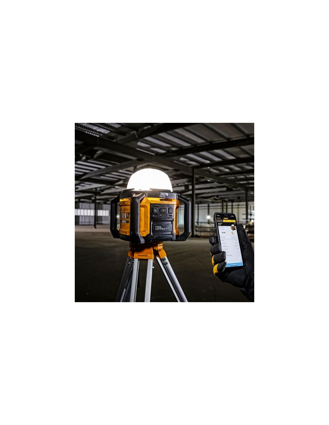 Projecteur de chantier LED sans fil 18V (Solo) - DEWALT DCL074-XJ
