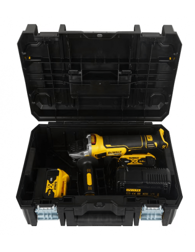 Meuleuse DeWalt DCG405P2 vue complète du coffret