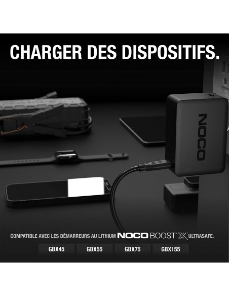 Chargeur équipements dispositifs Noco U65