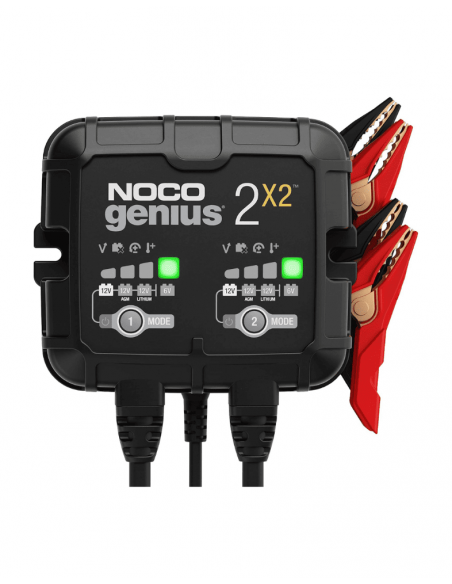 Chargeur batterie NOCO GENIUS2X2 2 sorties 6V 12V