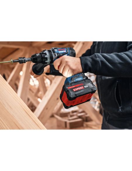 Batterie EXBA18V-80 Bosch Professional 18V 8Ah sur perceuse visseuse Bosch