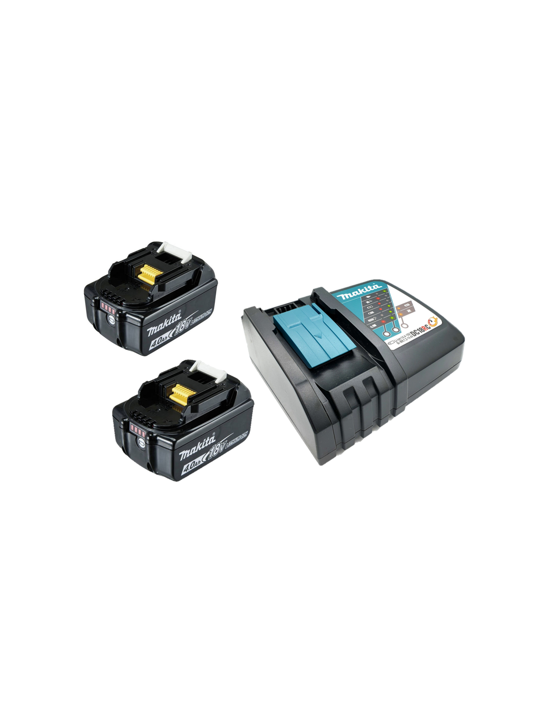 Pack batterie Makita 18V 4Ah Li-ion ( 2 batteries 18V 4Ah + 1